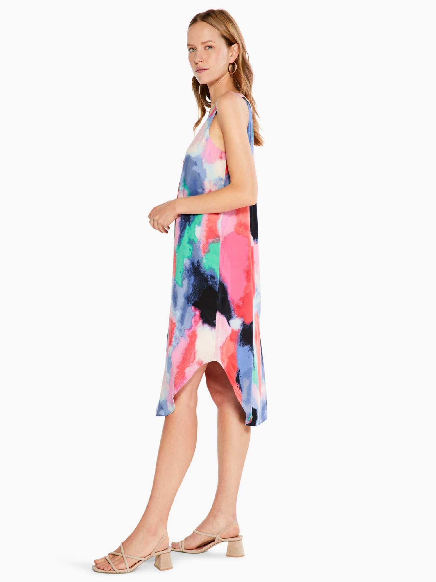 Abstract Art Dress PINK MULTI 5 Abstract Art Dress PINK MULTI - Image 3