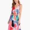 Abstract Art Dress PINK MULTI -Apparel Sale Shop S231910PKMPRODUCT 06