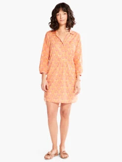 Swan Rays Dress ORANGE MULTI -Apparel Sale Shop S231911ORMPRODUCT 04