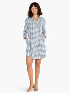 Lattice Live In Dress BLUE MULTI 9 Lattice Live In Dress BLUE MULTI -Apparel Sale Shop S231915BLTPRODUCT 04