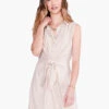 Cafe Tie Front Dress NEUTRAL MULTI -Apparel Sale Shop S231921NUMPRODUCT 01