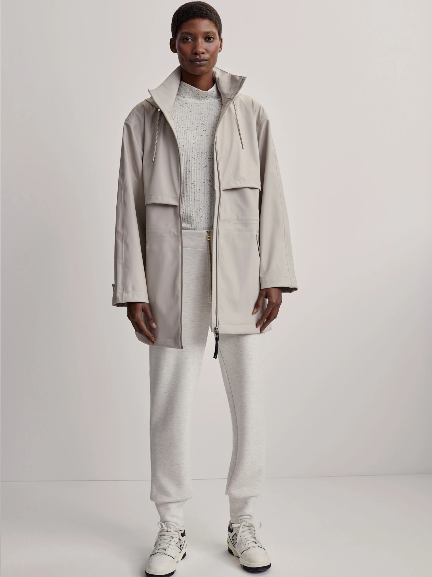 Varley - Alyssa Raincoat CREAM 6 Varley - Alyssa Raincoat CREAM - Image 4