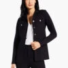 Ponte Knit Jacket BLACK ONYX -Apparel Sale Shop W231076BLXPRODUCT 01