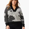 Deep Dive Dusk Sweater BLACK MULTI 1 Deep Dive Dusk Sweater BLACK MULTI -Apparel Sale Shop W231104WBLMPRODUCT 01