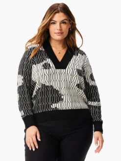 Deep Dive Dusk Sweater BLACK MULTI