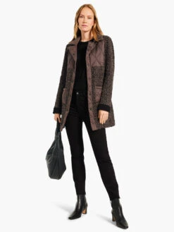 Quilted Knit Coat BLACK MULTI -Apparel Sale Shop W231106BLMPRODUCT 05