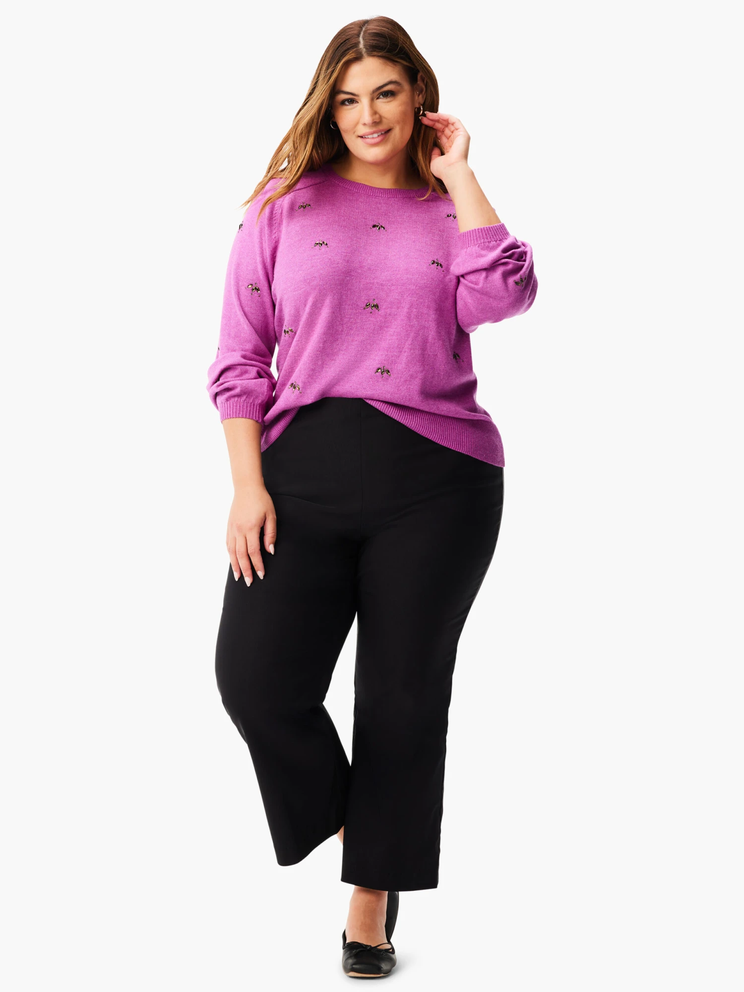 Hidden Gems Sweater VIVID MAGENTA 6 Hidden Gems Sweater VIVID MAGENTA - Image 4