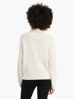 Mix Stitch Sweater CREAM MIX -Apparel Sale Shop W231124CRXPRODUCT 03