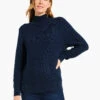 Textured Tunic Sweater -Apparel Sale Shop W231140DIDPRODUCT 01