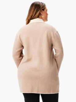 Cool Nights Reversible Knit Jacket MACAROON -Apparel Sale Shop W231142WMCRPRODUCT 03