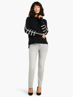 Dashing Down Sweater BLACK MULTI -Apparel Sale Shop W231143BLMPRODUCT 04