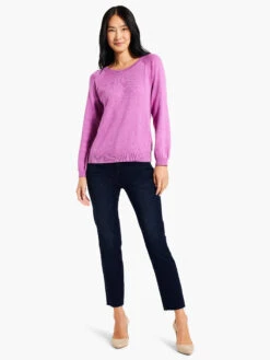 Here And There Sweater VIVID MAGENTA -Apparel Sale Shop W231151VMGPRODUCT 04