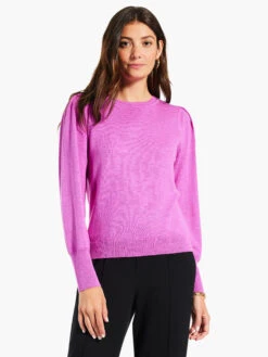 Femme Sleeve Sweater VIVID MAGENTA