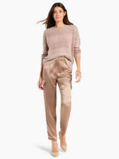 Mesh Mix Sweater STUCCO -Apparel Sale Shop W231163SCCPRODUCT 04