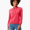 Button Henley Sweater PINK MIX -Apparel Sale Shop W231173RPIMPRODUCT 01