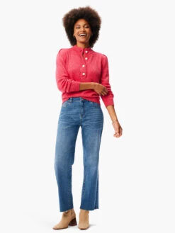 Button Henley Sweater PINK MIX -Apparel Sale Shop W231173RPIMPRODUCT 04