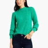 Waffle Stitch Sweater FERN