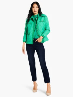 Waffle Stitch Sweater FERN -Apparel Sale Shop W231190FERPRODUCT 04