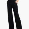 31" Knit Wide Leg Pleated Pant BLACK ONYX -Apparel Sale Shop W231354BLXPRODUCT 01