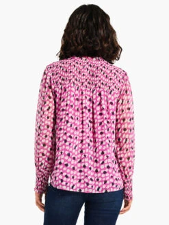 Vivid Dot Top PINK MULTI -Apparel Sale Shop W231606PKMPRODUCT 03