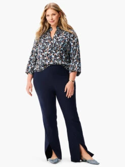 Herringbone Blues Top BLUE MULTI -Apparel Sale Shop W231623WBLTPRODUCT 04