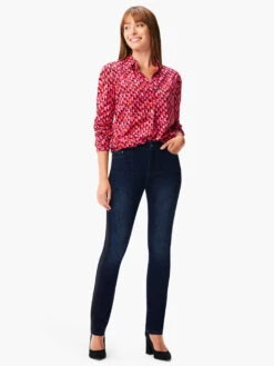 Festive Mix Live In Top RED MULTI -Apparel Sale Shop W231631RREDPRODUCT 04