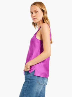 Lace Cami Tank VIVID MAGENTA -Apparel Sale Shop W231652VMGPRODUCT 02