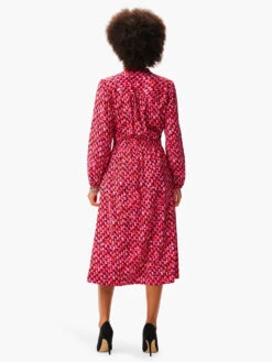 Festive Mix Live In Dress RED MULTI -Apparel Sale Shop W231904RREDPRODUCT 03